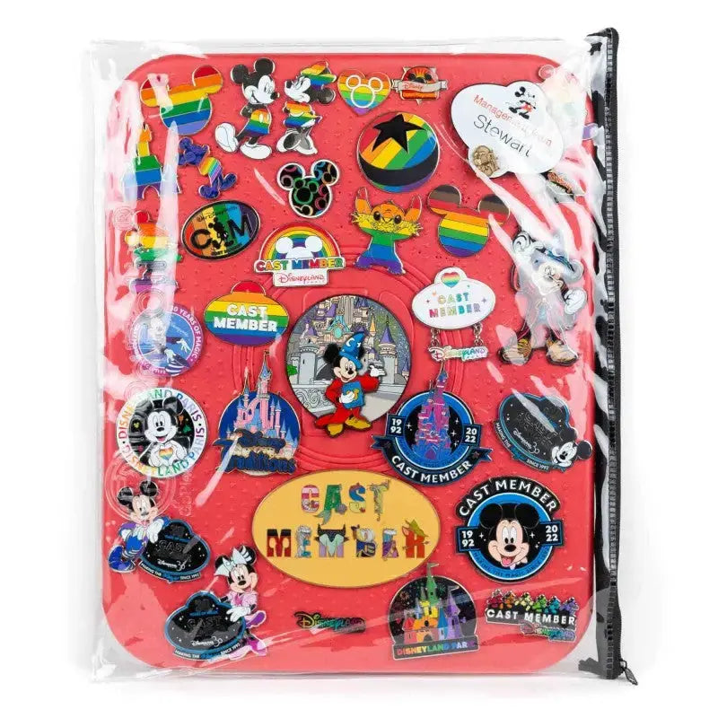 PinFolio® Safe'N'Go® Zippered Pouches for Front Boards Pack of 4– Protective Pin Storage Sleeves GoPinPro