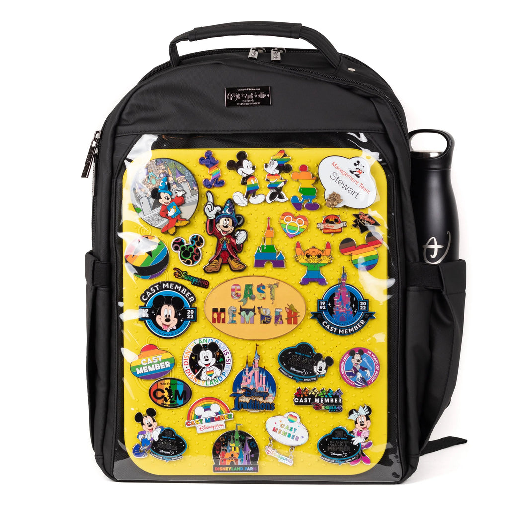 PinFolio® Backpack – Stylish Pin Organizer & Display Bag | Holds Stick'N'Go® Board | Perfect for Pin Collectors on the Go GoPinPro