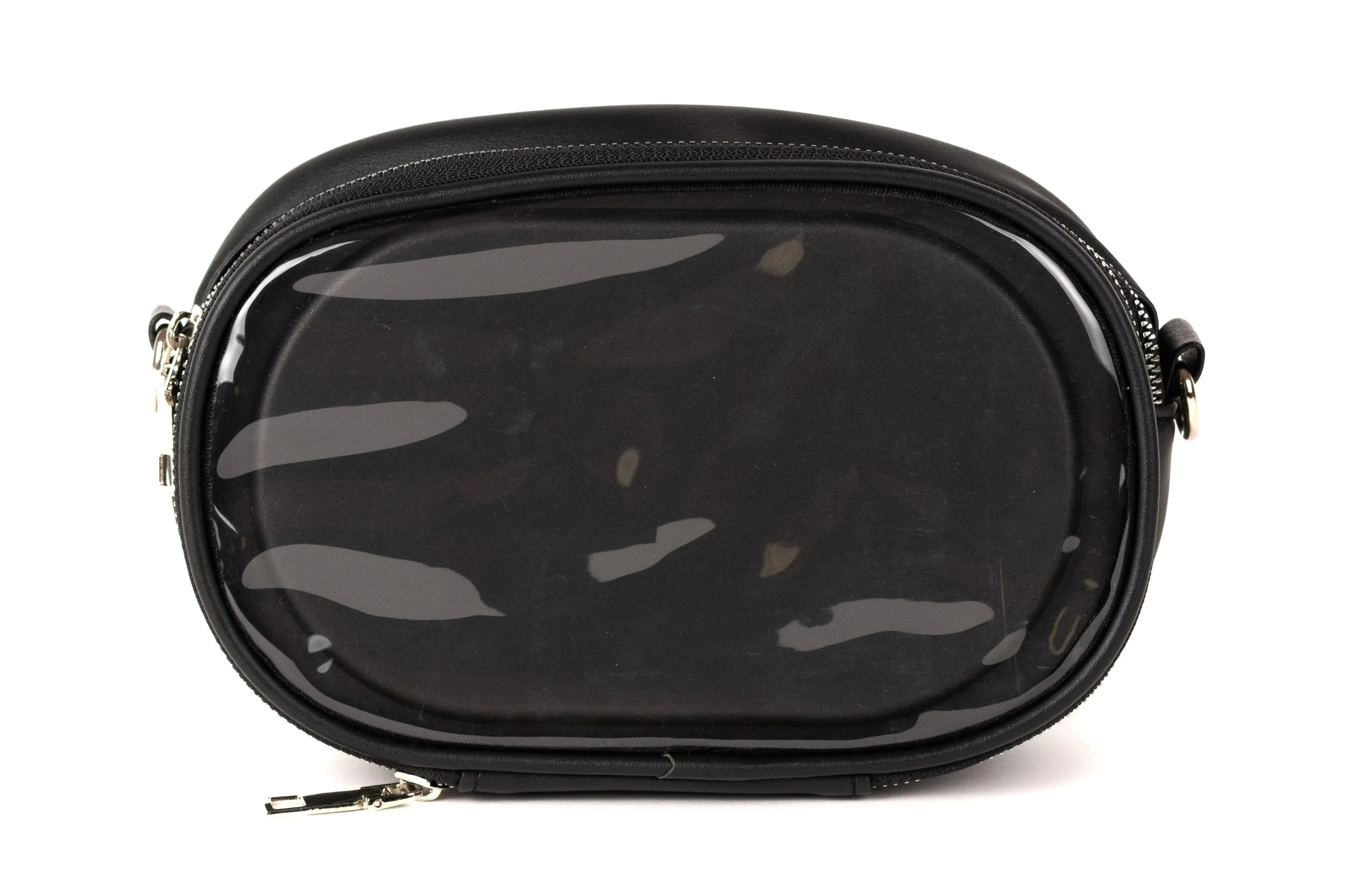 PinFolio® Hipster Bag – Stylish Enamel Pin Display & Storage Bag | Vegan Leather with Adjustable Strap GoPinPro