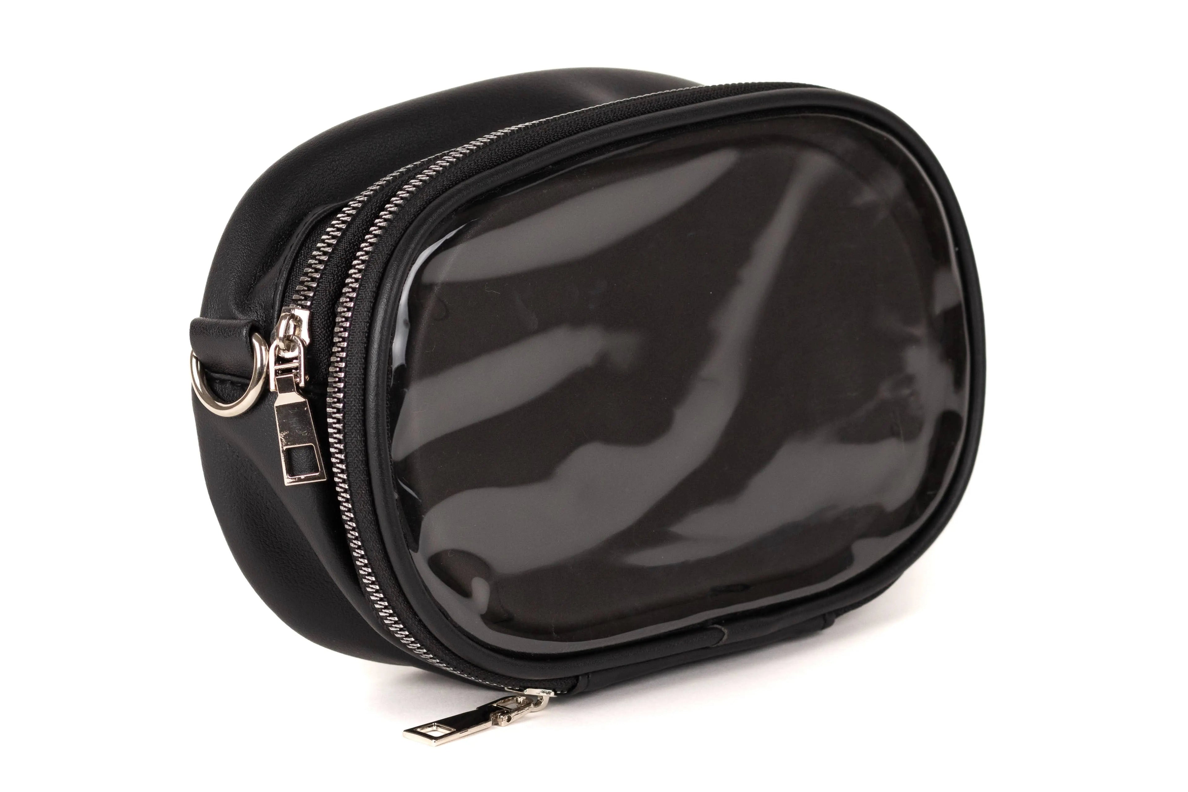 PinFolio® Hipster Bag – Stylish Enamel Pin Display & Storage Bag | Vegan Leather with Adjustable Strap GoPinPro