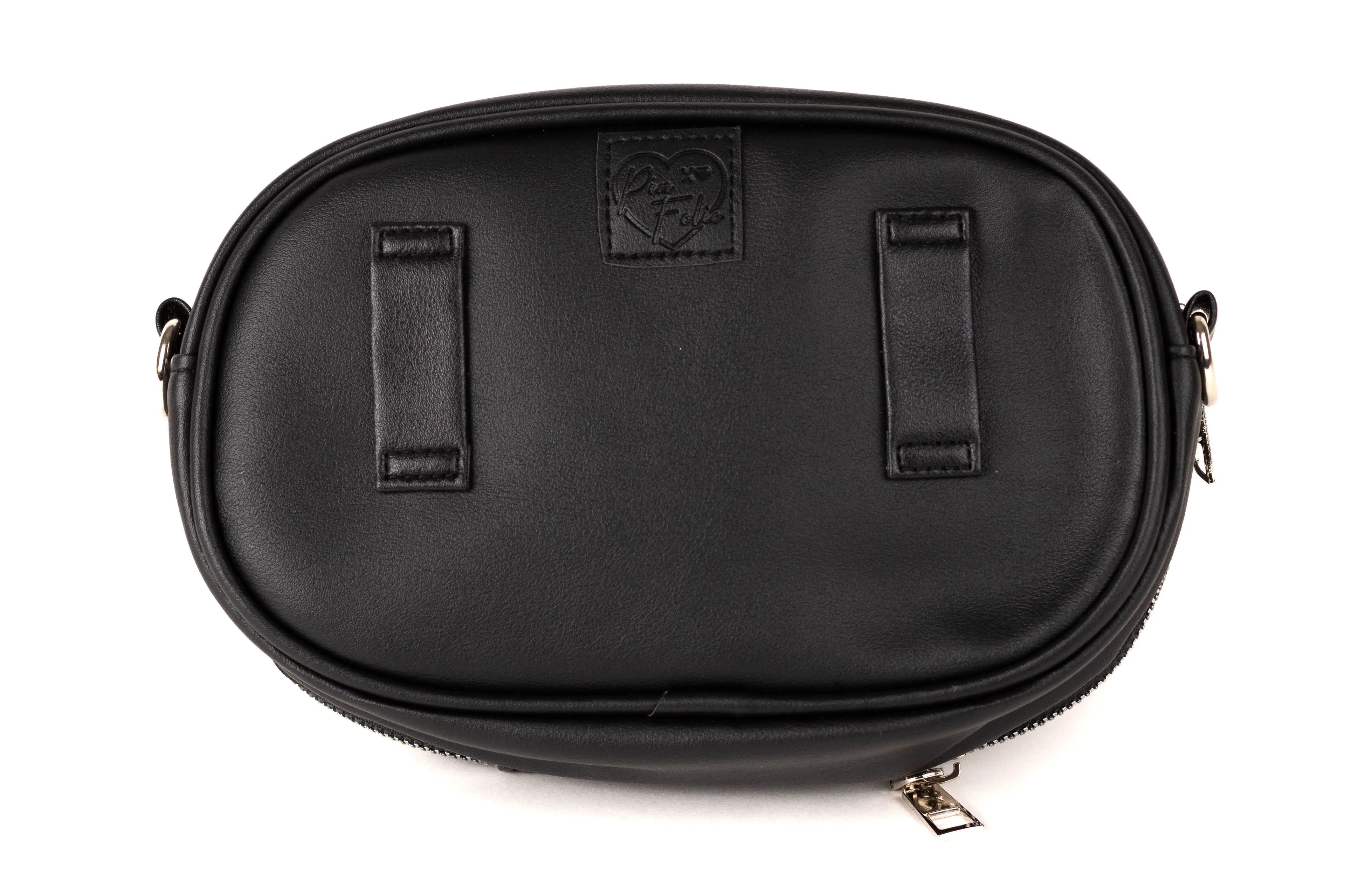 PinFolio® Hipster Bag – Stylish Enamel Pin Display & Storage Bag | Vegan Leather with Adjustable Strap GoPinPro