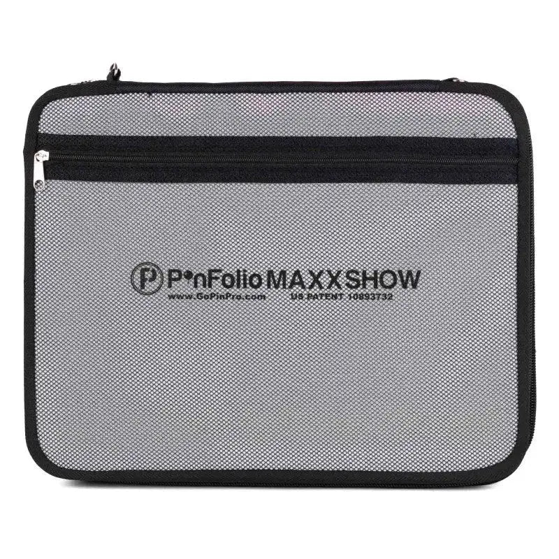 PinFolio® Maxx SHOW – Enamel Pin Display & Trading Case | 3 Stick'N'Go® Surfaces | Holds Up to 180 1" Pins GoPinPro